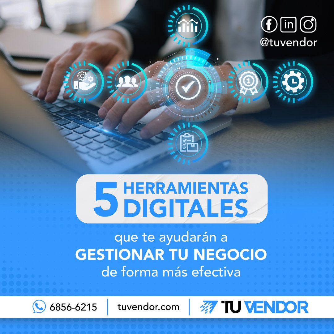 Revoluciona tu empresa con estas 5 Herramientas Digitales